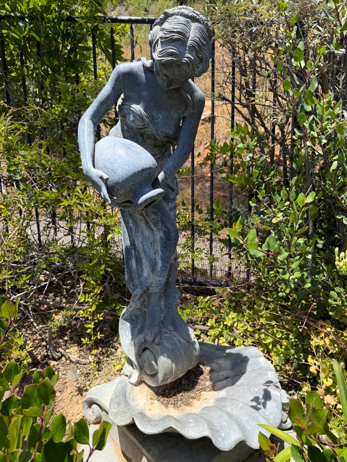 Large Bronze Fountain After Emile Carlier 56'H [Photo 2]