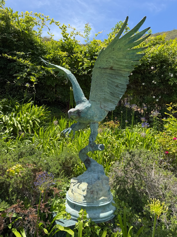 Large Life Size Bronze Eagle Sculpture After Jules Moigniez (1835-1894) 70'H [Photo 2]