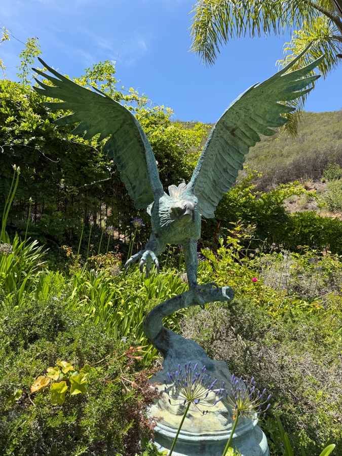 Large Life Size Bronze Eagle Sculpture After Jules Moigniez (1835-1894) 70'H [Photo 6]