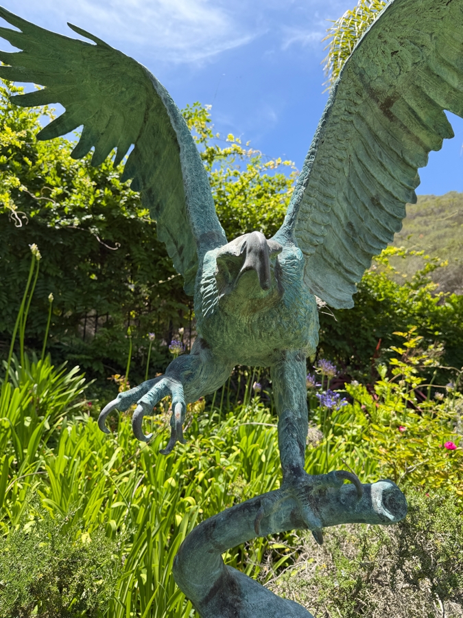 Large Life Size Bronze Eagle Sculpture After Jules Moigniez (1835-1894) 70'H [Photo 7]