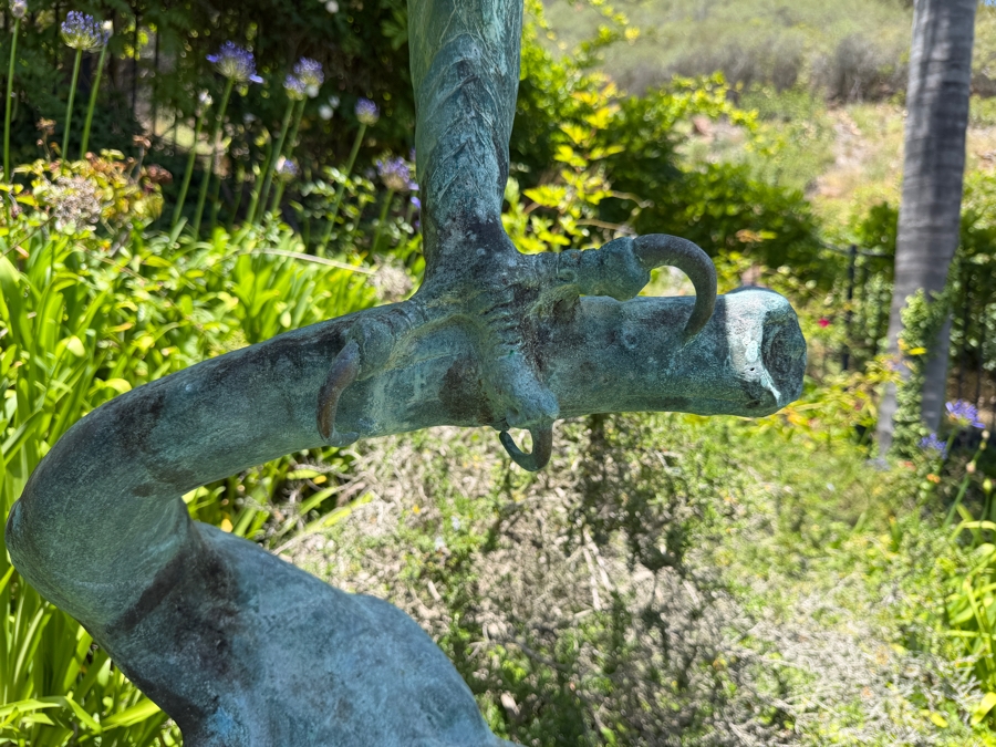 Large Life Size Bronze Eagle Sculpture After Jules Moigniez (1835-1894) 70'H [Photo 10]