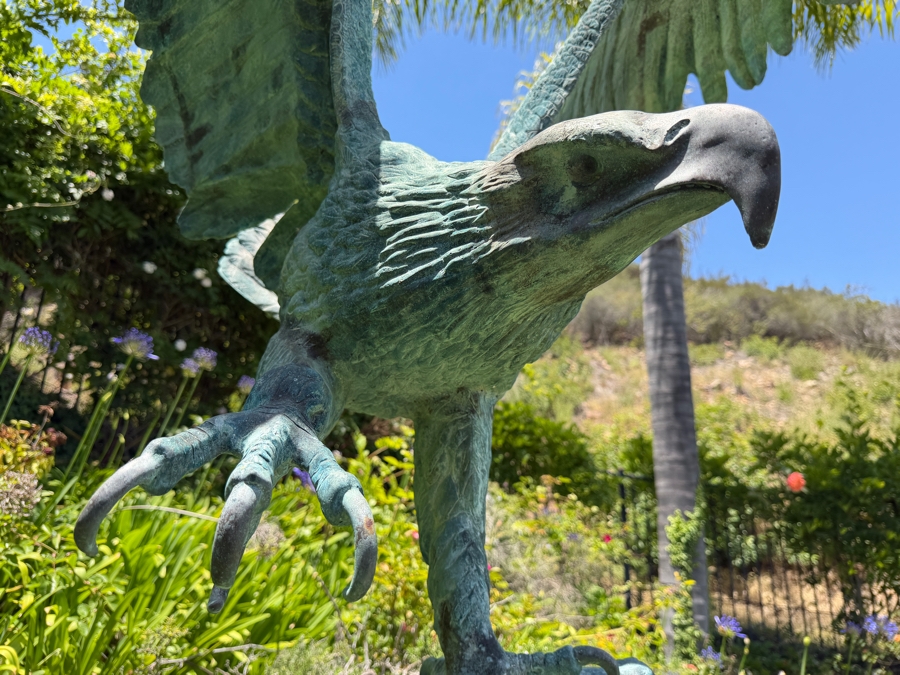 Large Life Size Bronze Eagle Sculpture After Jules Moigniez (1835-1894) 70'H [Photo 8]
