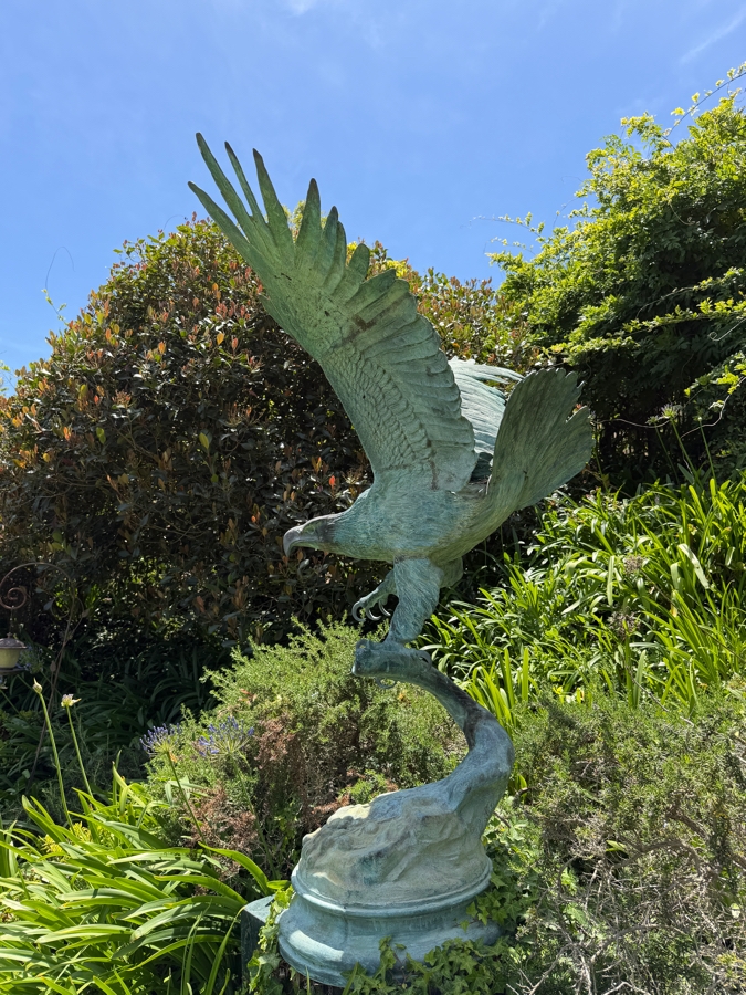 Large Life Size Bronze Eagle Sculpture After Jules Moigniez (1835-1894) 70'H [Photo 20]