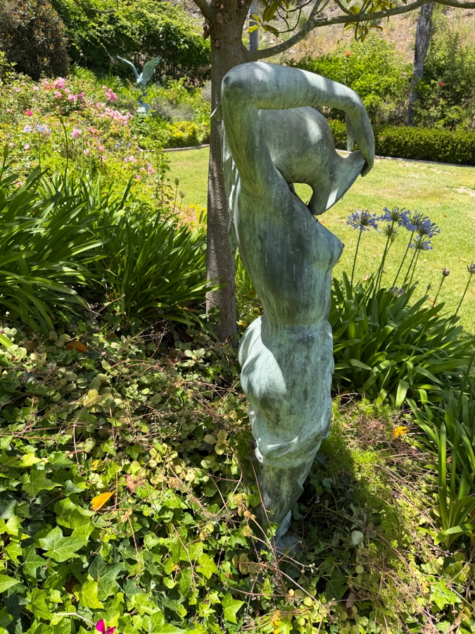 Large Life Size Bronze Garden Fountain Statue Of A Female Figure Pouring Water From A Jug 64'H [Photo 3]