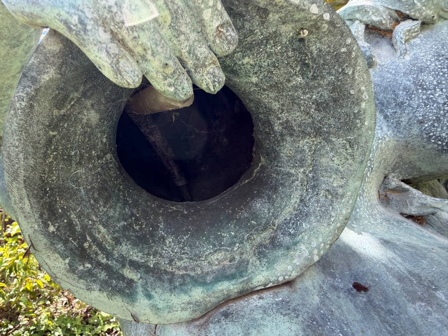 Large Life Size Bronze Garden Fountain Statue Of A Female Figure Pouring Water From A Jug 64'H [Photo 11]