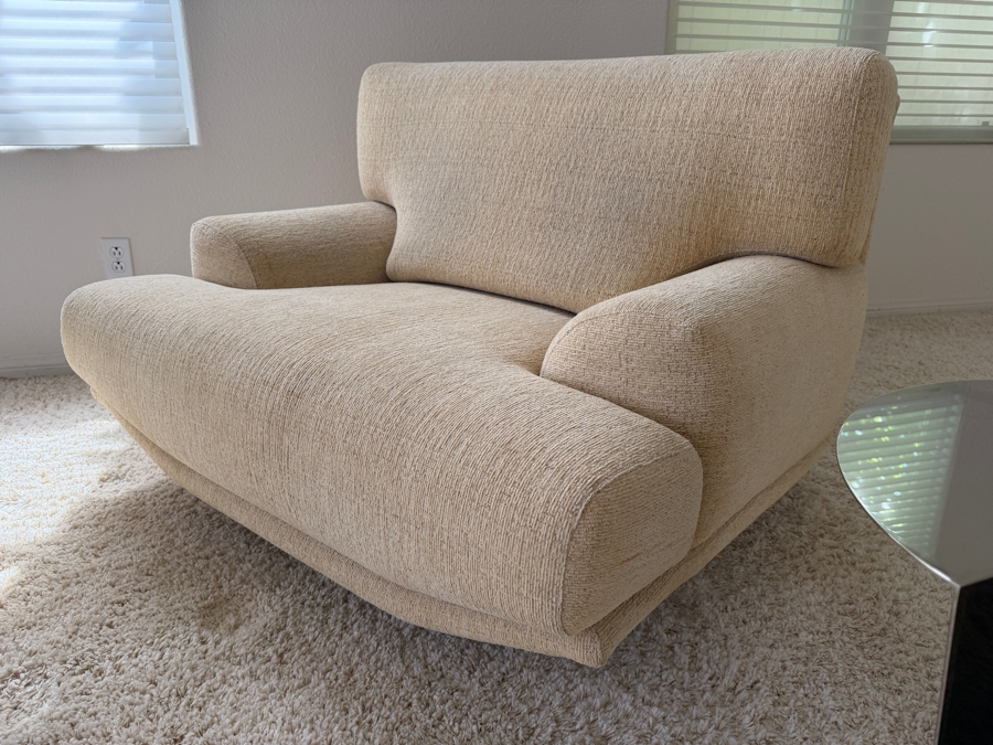 Vintage Paolo Piva 'Boss' Chair By Giovannetti (Note There Is Staining Under The Seat Cushion - Not Visible) 45W X 37D X 32H [Photo 3]