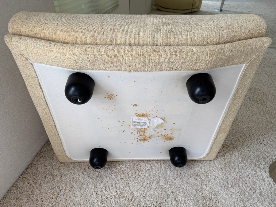 Vintage Paolo Piva 'Boss' Chair By Giovannetti (Note There Is Staining Under The Seat Cushion - Not Visible) 45W X 37D X 32H [Photo 6]