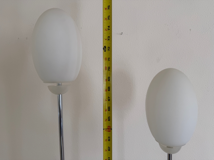 (2) Iconic 'Brera' Floor Lamps Designed By Achille Castiglioni For Flos Made In Italy 76'H & 70'H [Photo 4]