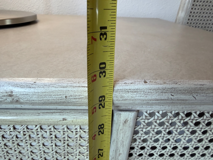 Vintage Wicker And Rattan Desk 42W X 21D X 29.5H [Photo 5]