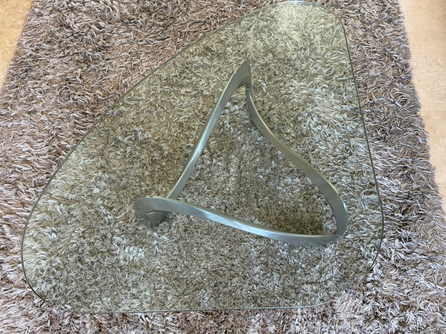 Mid-Century Modern 'Snake' Coffee Table Designed By Knut Hesterberg For Ronald Schmitt Featuring A Sculptural Cast Aluminum 40W X 46D X 15H [Photo 3]