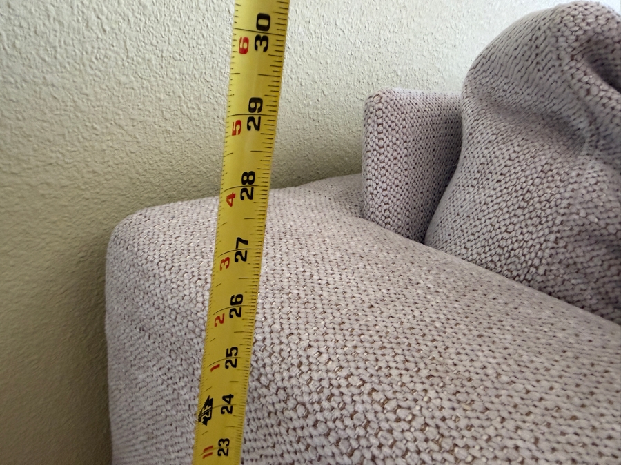 Modern Upholstered Sofa With Stainless Steel Feet 106W X 36D X 30H [Photo 7]