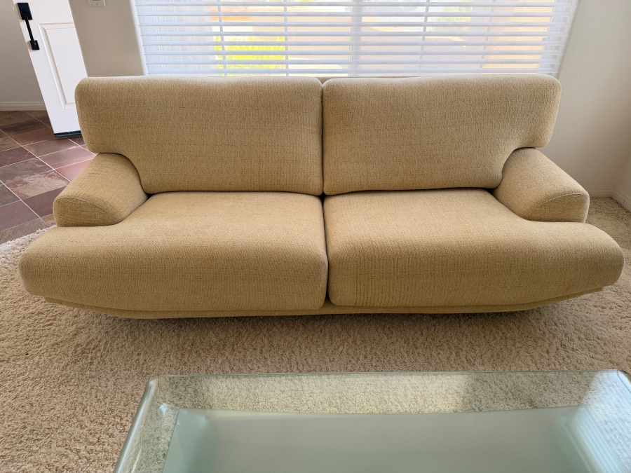 Vintage Paolo Piva 'Boss' Sofa By Giovannetti (Note There Is Staining Under The Seat Cushions - Not Visible) 83W X 40D X 32H