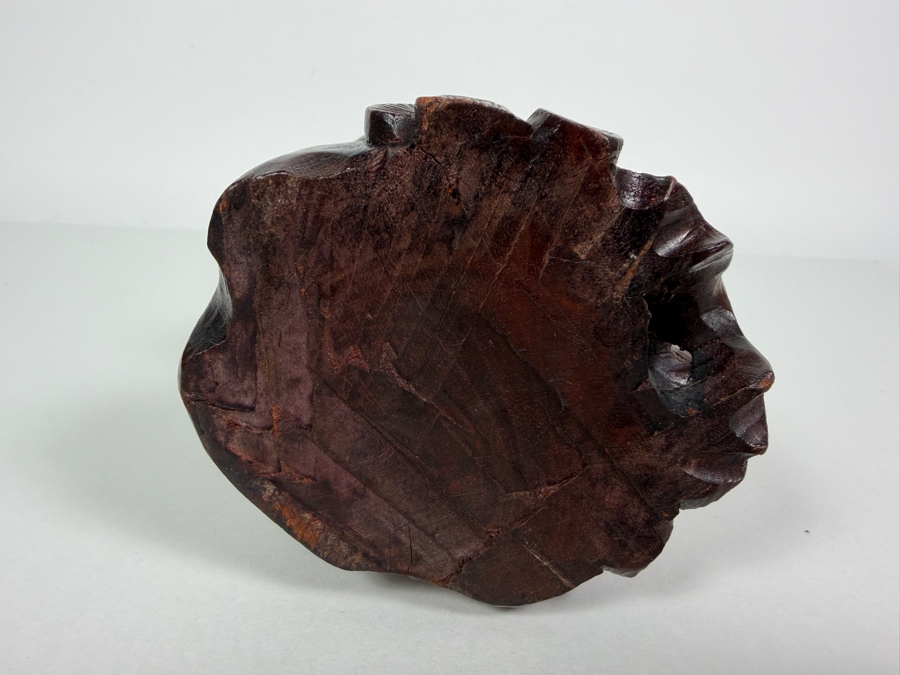 Impressive Hand Carved Wooden Eagle Figurine 11.5H [Photo 10]