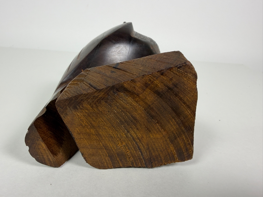 Vintage Handcrafted Mexican Seri Ironwood Eagle Sculpture 7H [Photo 5]