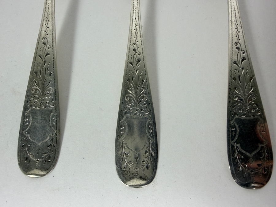 (5) .750 Silver 6' Spoons 79.3g ($145 Melt Value) [Photo 3]