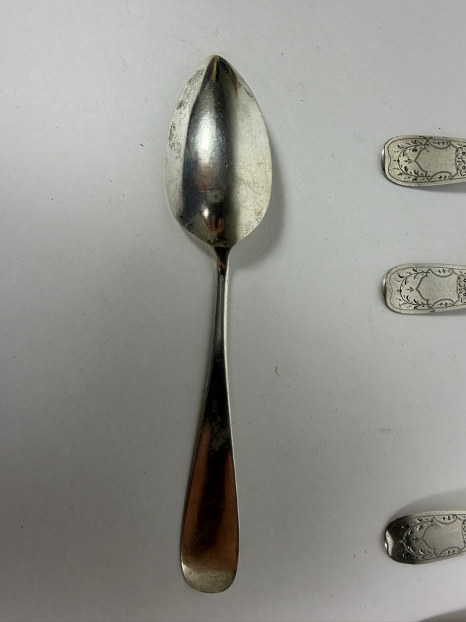 (5) .750 Silver 6' Spoons 79.3g ($145 Melt Value) [Photo 4]