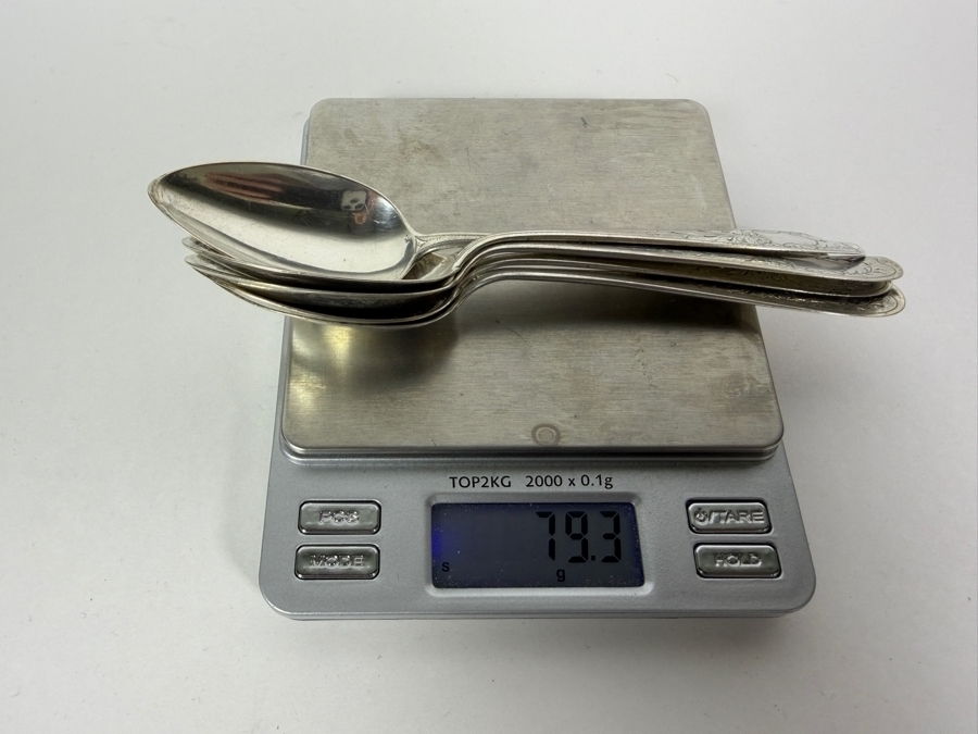 (5) .750 Silver 6' Spoons 79.3g ($145 Melt Value) [Photo 7]