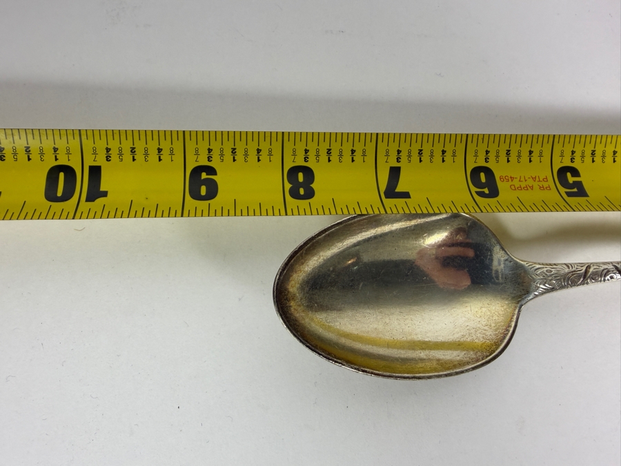 Sterling Silver 8'L Serving Spoon 93.5g ($210 Melt Value) [Photo 4]