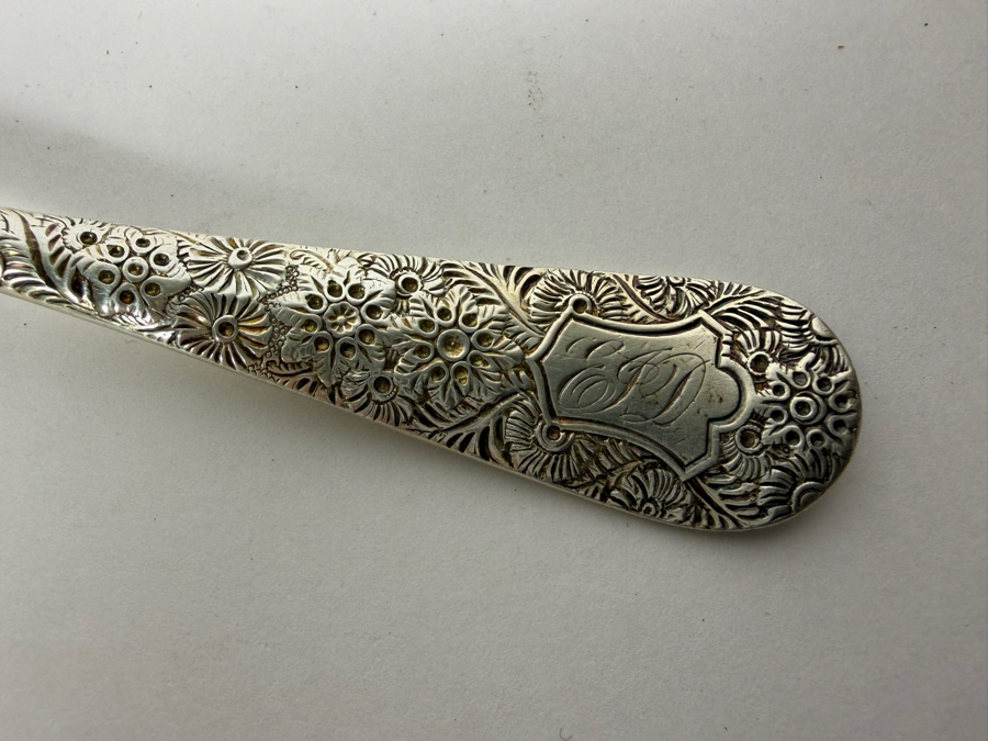 Sterling Silver 8'L Serving Spoon 93.5g ($210 Melt Value) [Photo 2]