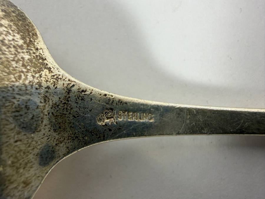 Sterling Silver 8'L Serving Spoon 93.5g ($210 Melt Value) [Photo 3]