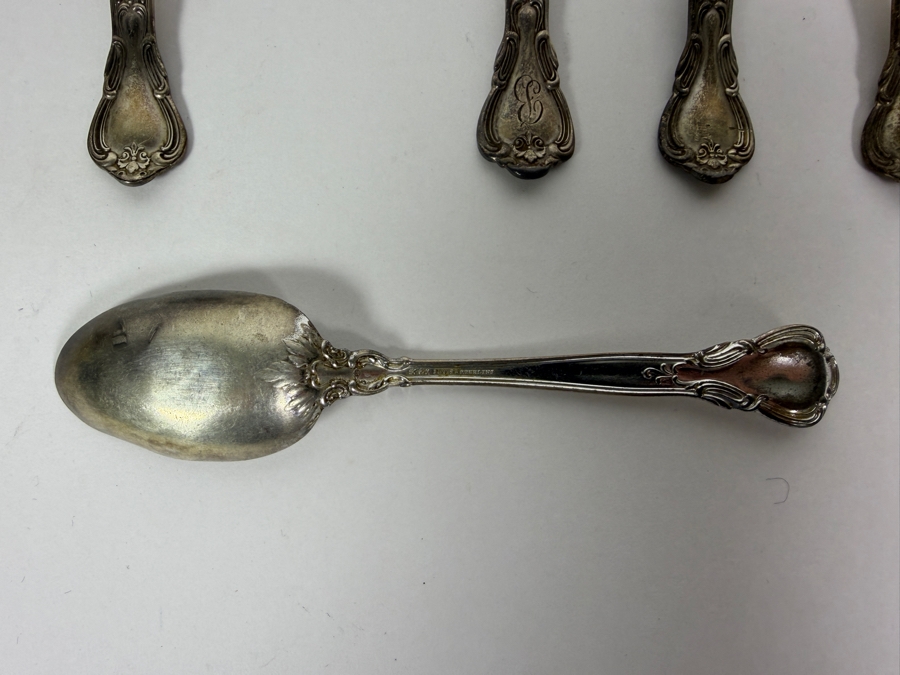 (5) Vintage Gorham Sterling Silver 5.75' Spoons 141.8g ($320 Melt Value) [Photo 3]