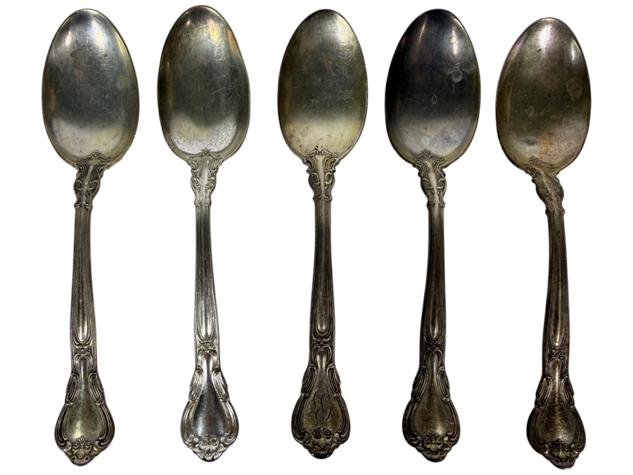 (5) Vintage Gorham Sterling Silver 5.75' Spoons 141.8g ($320 Melt Value)