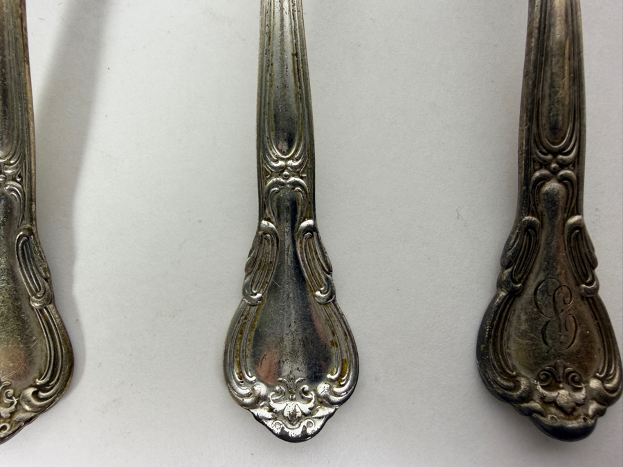 (5) Vintage Gorham Sterling Silver 5.75' Spoons 141.8g ($320 Melt Value) [Photo 2]