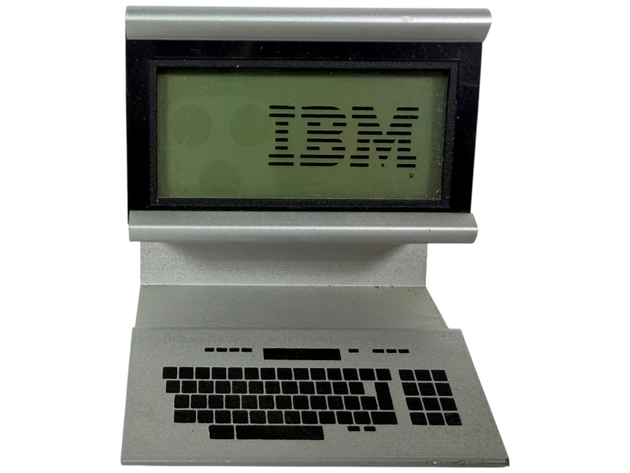 Vintage IBM Desk Clock 2 3/8'H