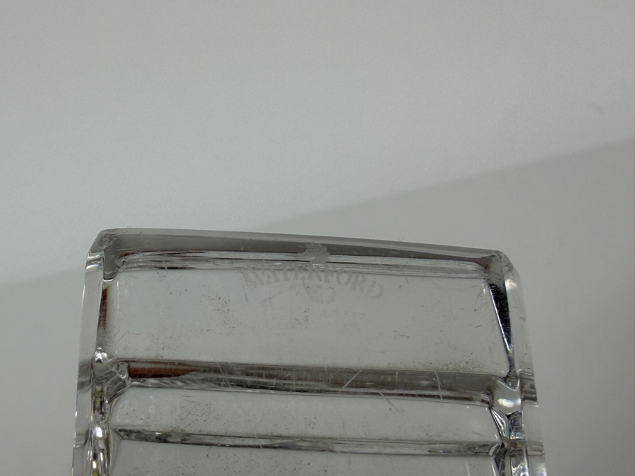 Waterford Crystal Wharton Mantel Clock 6.75W X 4H [Photo 5]
