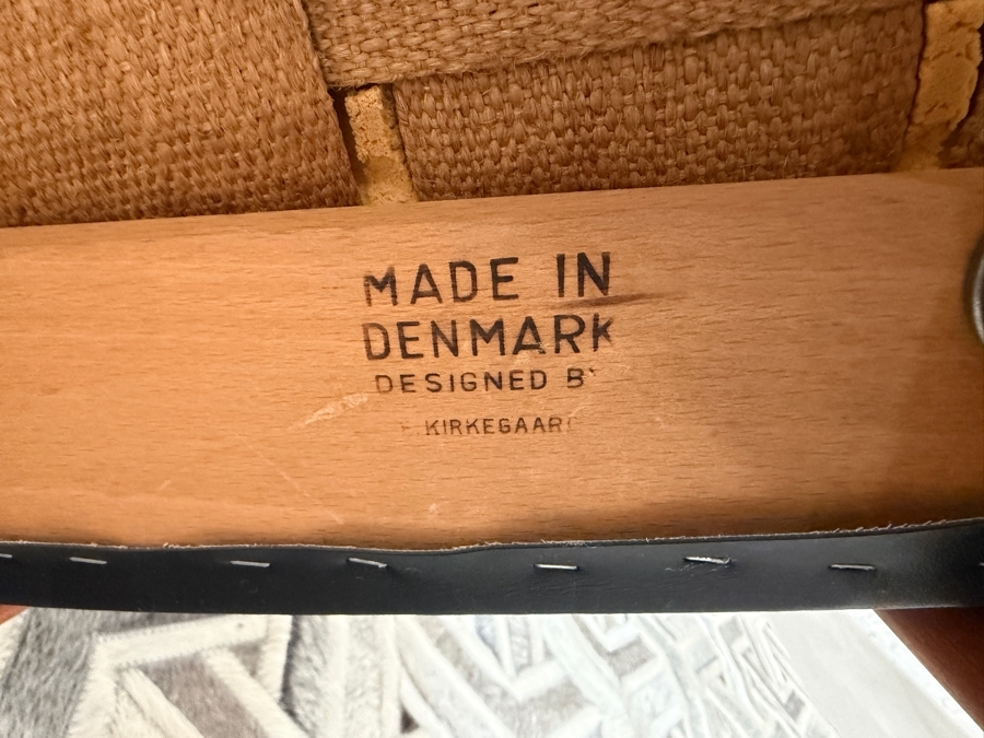 Danish Mid-Century Modern 'Elbow' Armchair Designed By Erik Kirkegaard For Høng Stolefabrik 24.5W X 24D X 32.5H [Photo 9]