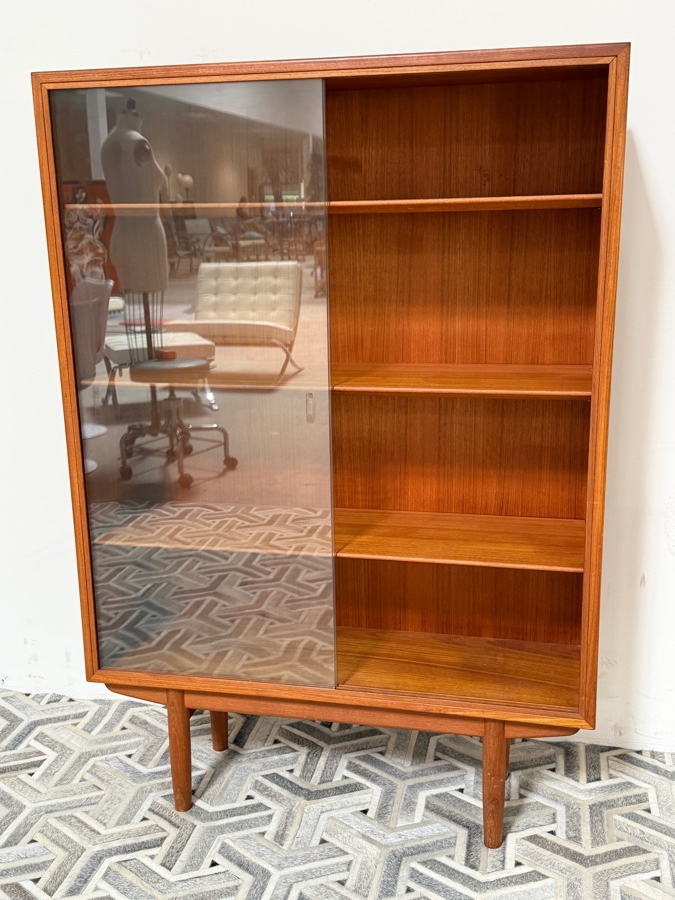 Danish Mid-Century Modern Teak Library Bookase By Borge Mogenson For Soborg Mobelfabrik 39.5W X 13D X 57H [Photo 3]