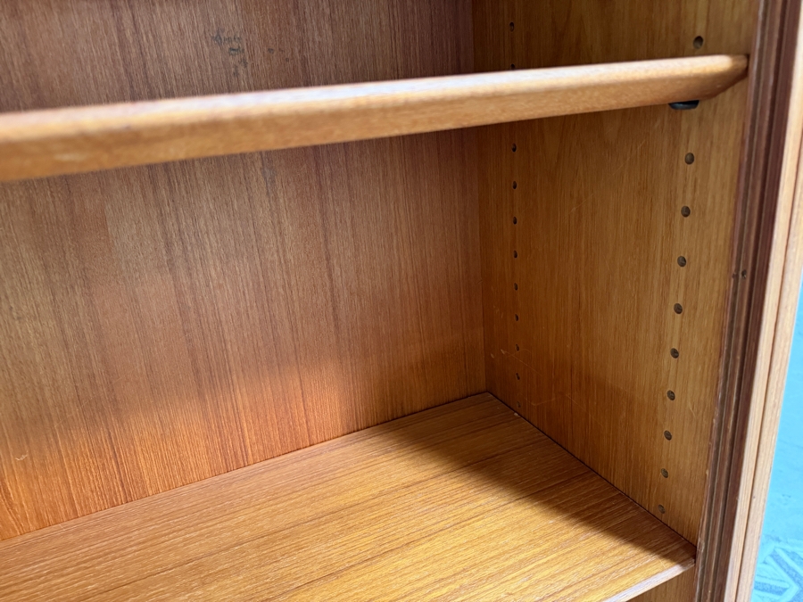 Danish Mid-Century Modern Teak Library Bookase By Borge Mogenson For Soborg Mobelfabrik 39.5W X 13D X 57H [Photo 10]