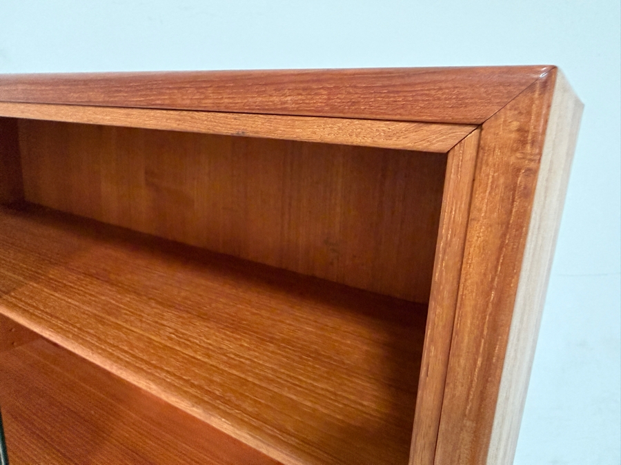 Danish Mid-Century Modern Teak Library Bookase By Borge Mogenson For Soborg Mobelfabrik 39.5W X 13D X 57H [Photo 11]