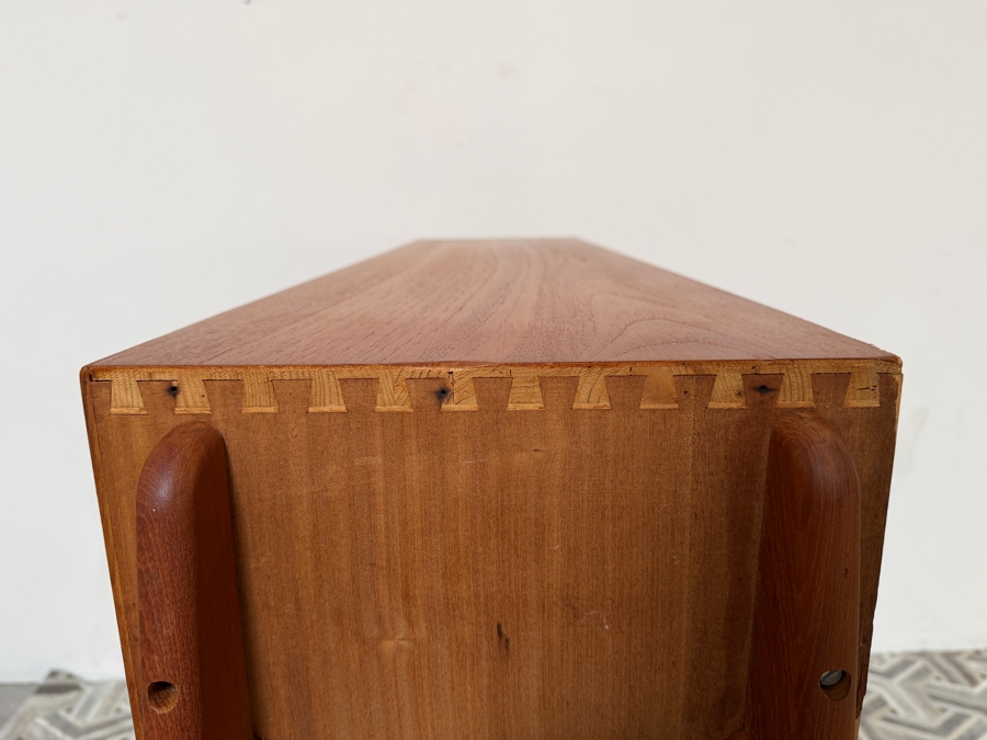 Danish Mid-Century Modern Teak Library Bookase By Borge Mogenson For Soborg Mobelfabrik 39.5W X 13D X 57H [Photo 12]