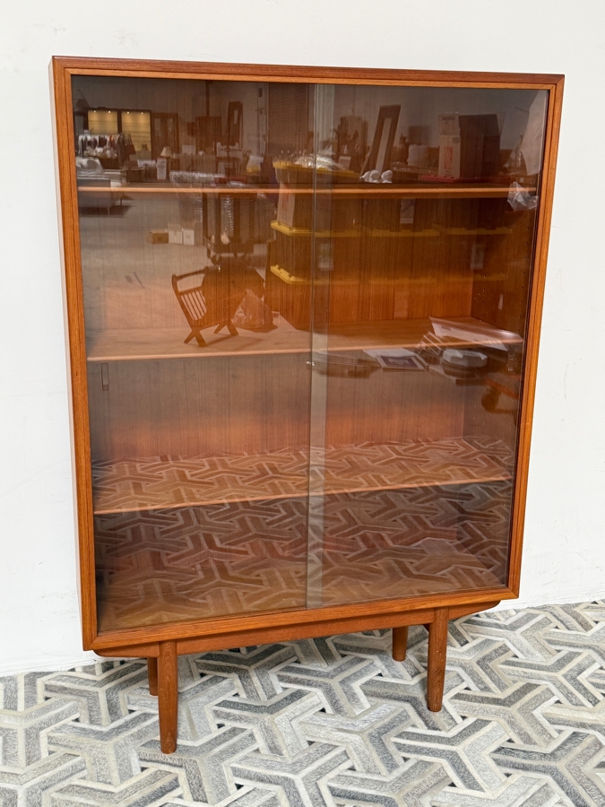 Danish Mid-Century Modern Teak Library Bookase By Borge Mogenson For Soborg Mobelfabrik 39.5W X 13D X 57H [Photo 6]