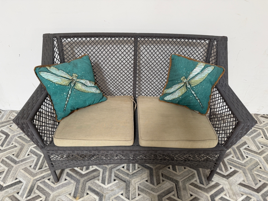 Allen + Roth Outdoor Loveseat 52W X 26D X 36H [Photo 3]