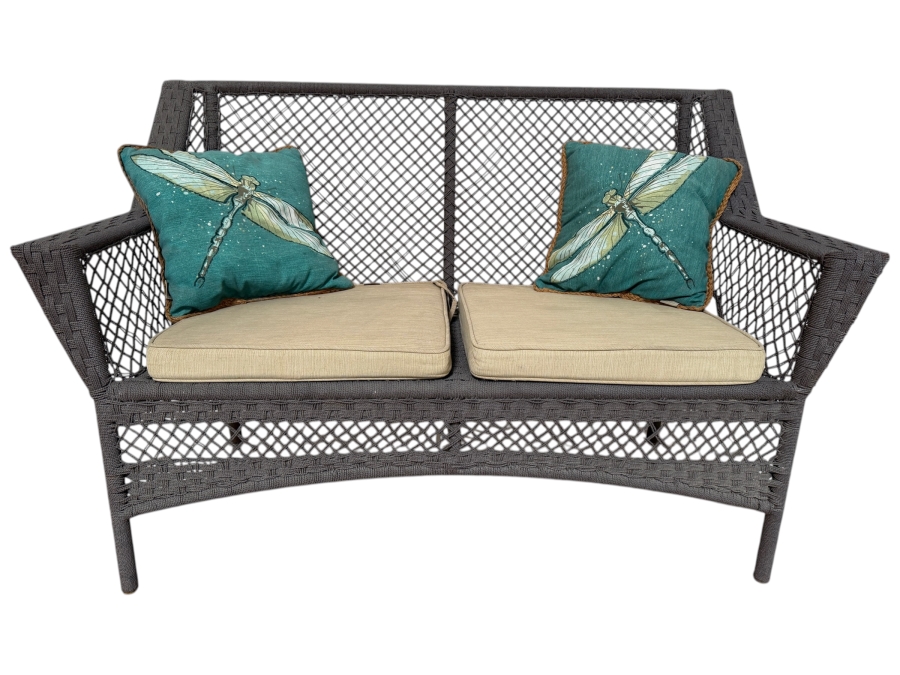Allen + Roth Outdoor Loveseat 52W X 26D X 36H