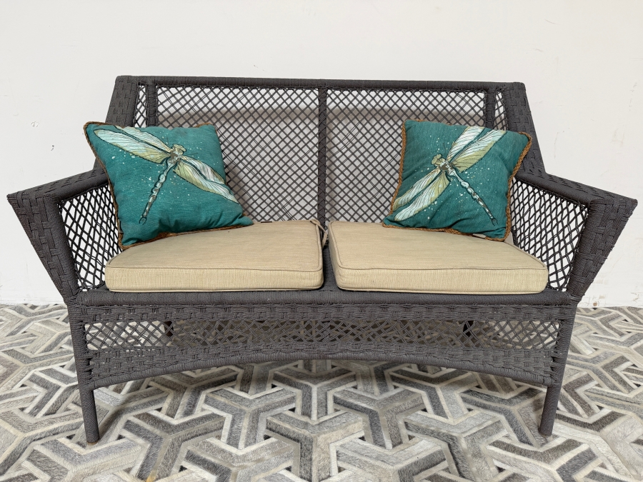 Allen + Roth Outdoor Loveseat 52W X 26D X 36H [Photo 2]