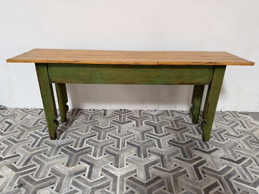 Wooden Painted Console Table With 2 Drawers 72W X 18D X 30H [Photo 7]