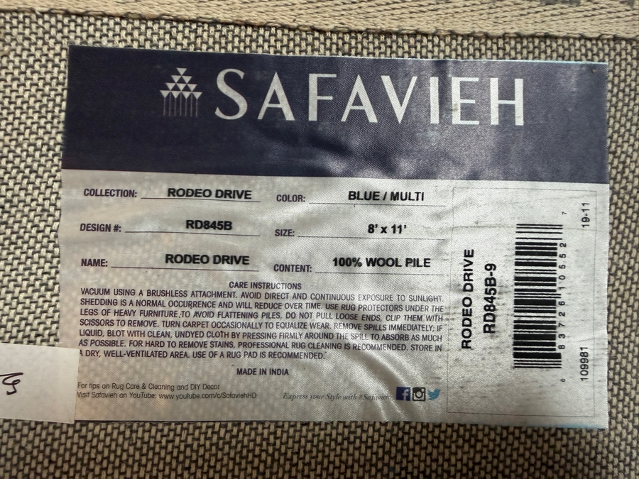 Safavieh Rodeo Drive Wool Area Rug 8' X 11' [Photo 7]