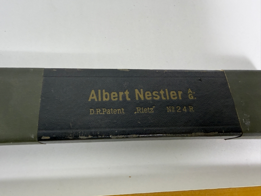 Dr. Werner Theodor von der Nuell's (A Genius Who Revolutionized Modern Day Turbochargers) Personal Albert Nestler Slide Rule System Rietz [Photo 4]