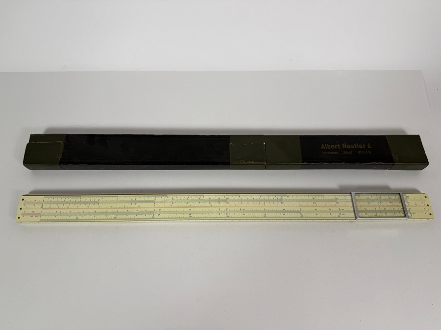 Dr. Werner Theodor von der Nuell's (A Genius Who Revolutionized Modern Day Turbochargers) Personal Albert Nestler Slide Rule System Rietz [Photo 5]