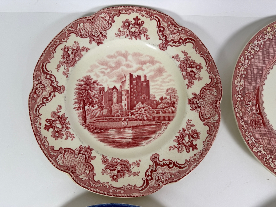 (2) Wedgwood Moreton Old Hall Queen's Ware Plates, (1) Royal Staffordshire Pottery Jenny Lind Plate And (1) Johnson Bros Old Britain Castles Plate [Photo 2]