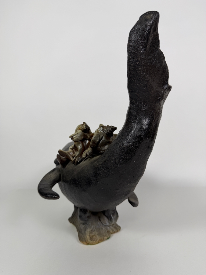 Ceramic Whale Sculpture 13W X 13.5H [Photo 11]