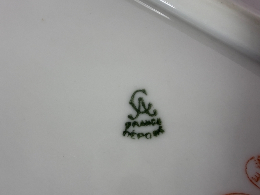 Vintage Limoges France Porcelain Serving Dish 9.5W X 8D X 2H [Photo 5]