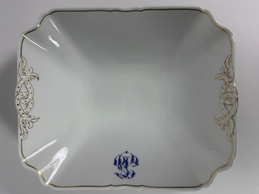 Vintage Limoges France Porcelain Serving Dish 9.5W X 8D X 2H [Photo 2]