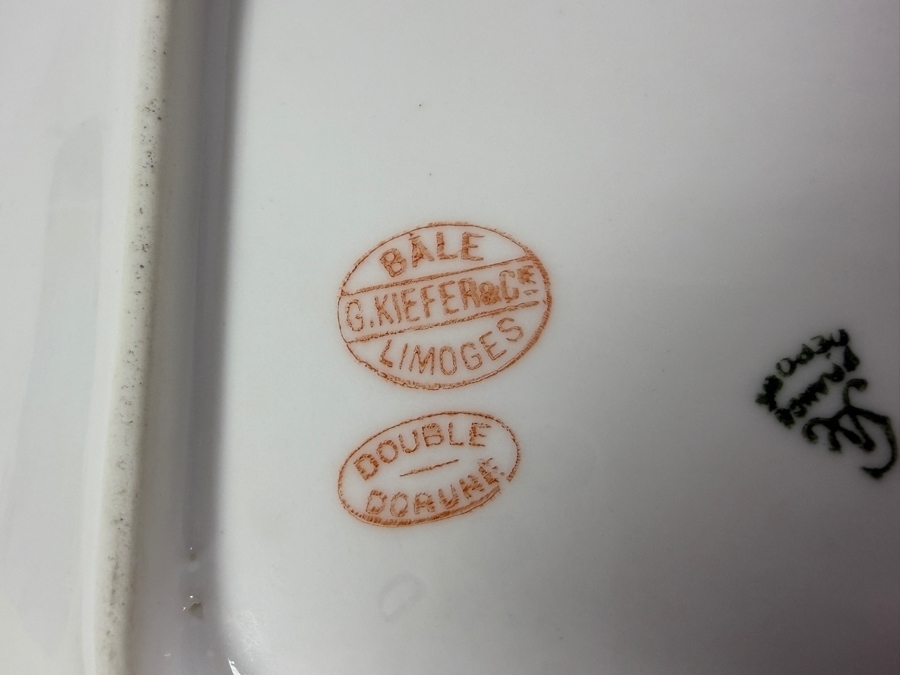 Vintage Limoges France Porcelain Serving Dish 9.5W X 8D X 2H [Photo 4]