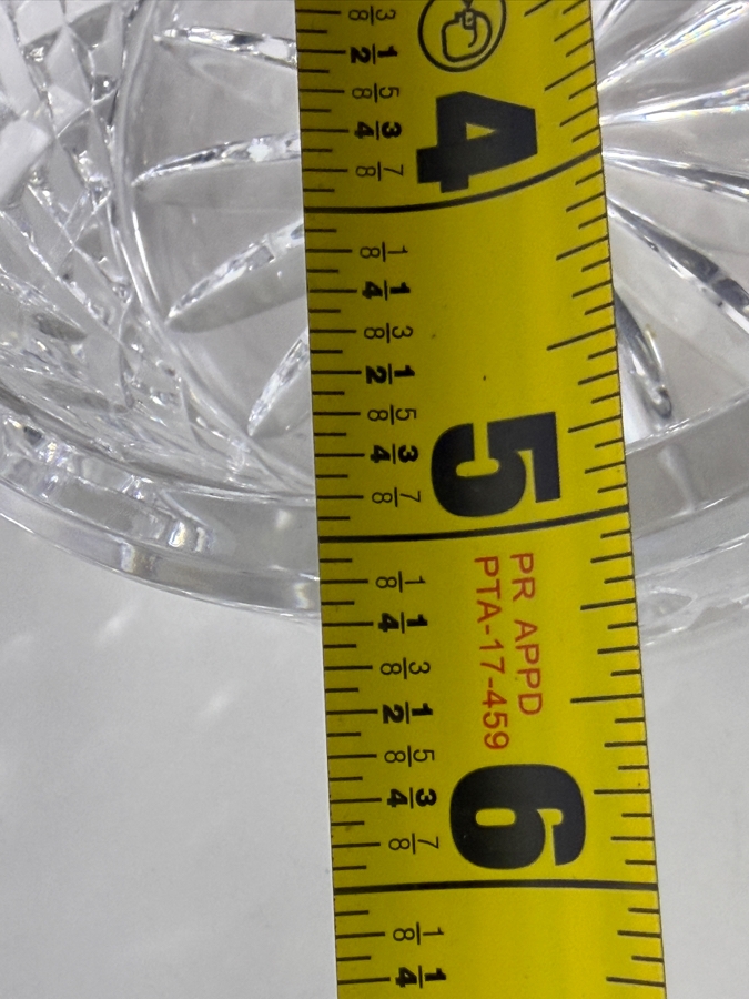 Vintage Waterford Crystal Lismore Wine Bottle Coaster Holder With Original Box, 5'W [Photo 7]