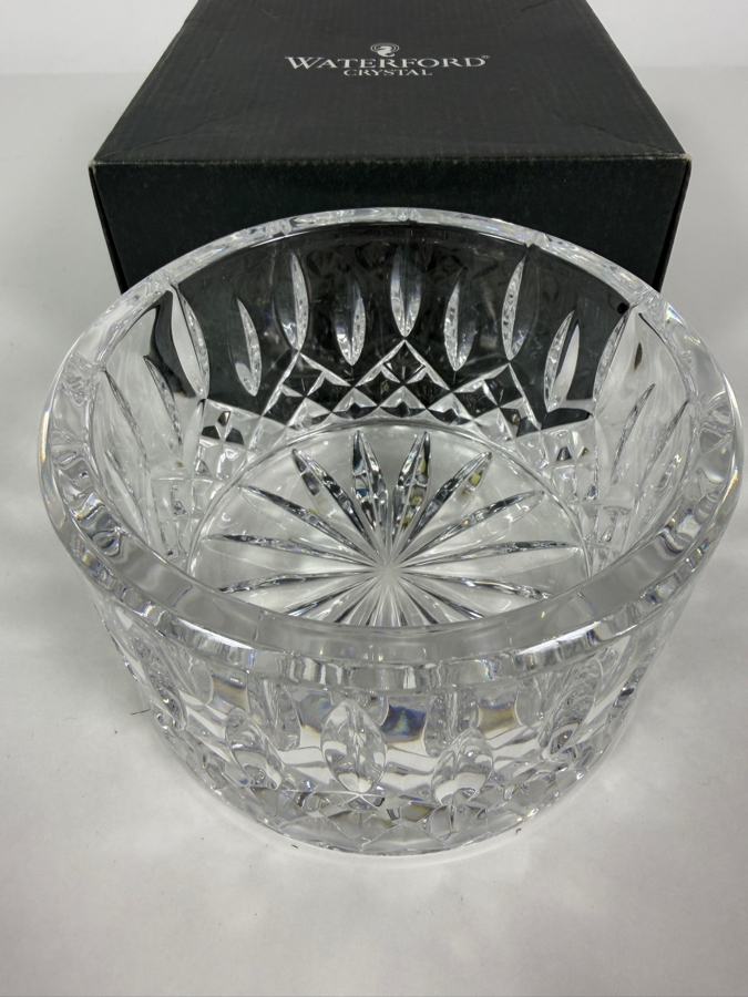 Vintage Waterford Crystal Lismore Wine Bottle Coaster Holder With Original Box, 5'W [Photo 4]