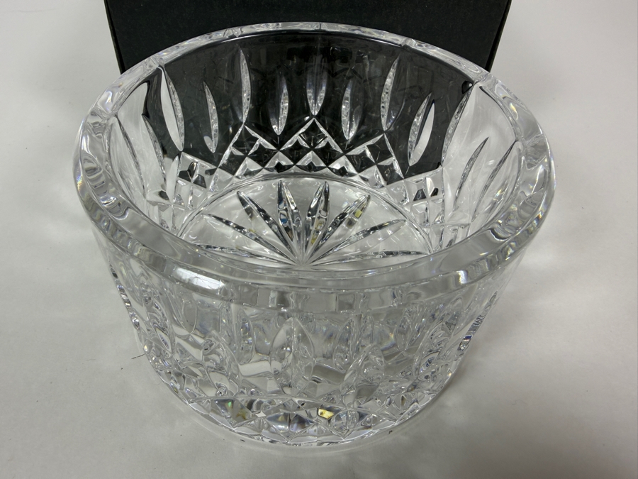 Vintage Waterford Crystal Lismore Wine Bottle Coaster Holder With Original Box, 5'W [Photo 5]